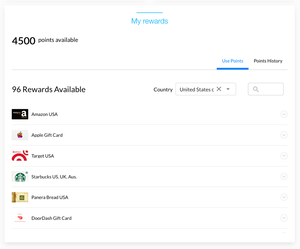 My Rewards